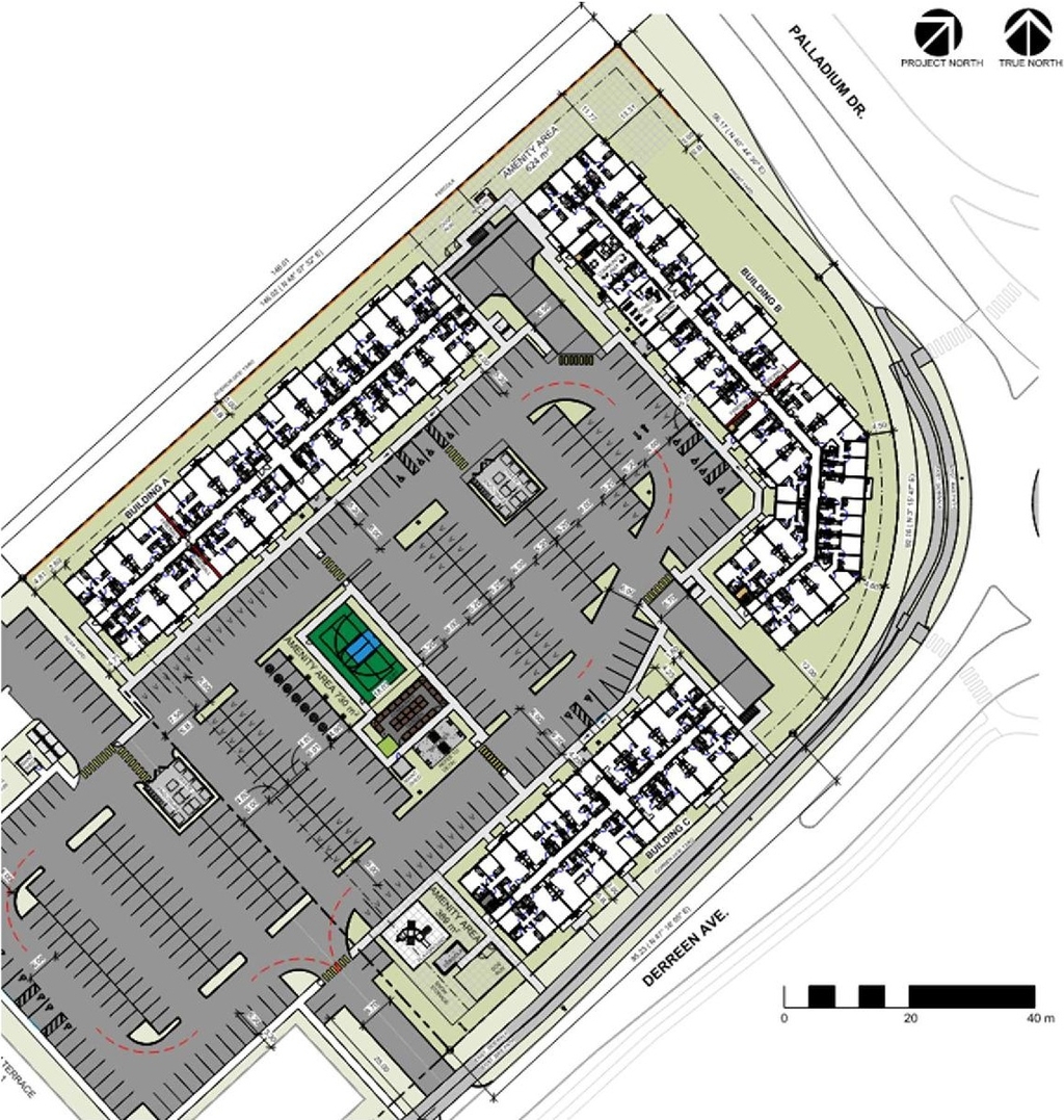 Construction site plan for project from page 22 of the file '2026-06-17 - Urban Design Brief - D07-12-26-0068'