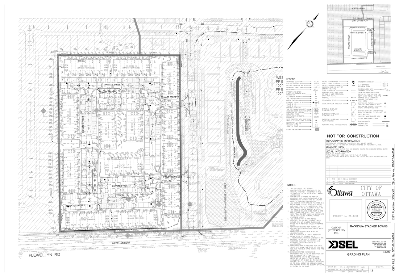 Construction site plan for project from page 33 of the file '2026-10-06 - Design Brief - D07-12-26-0069'