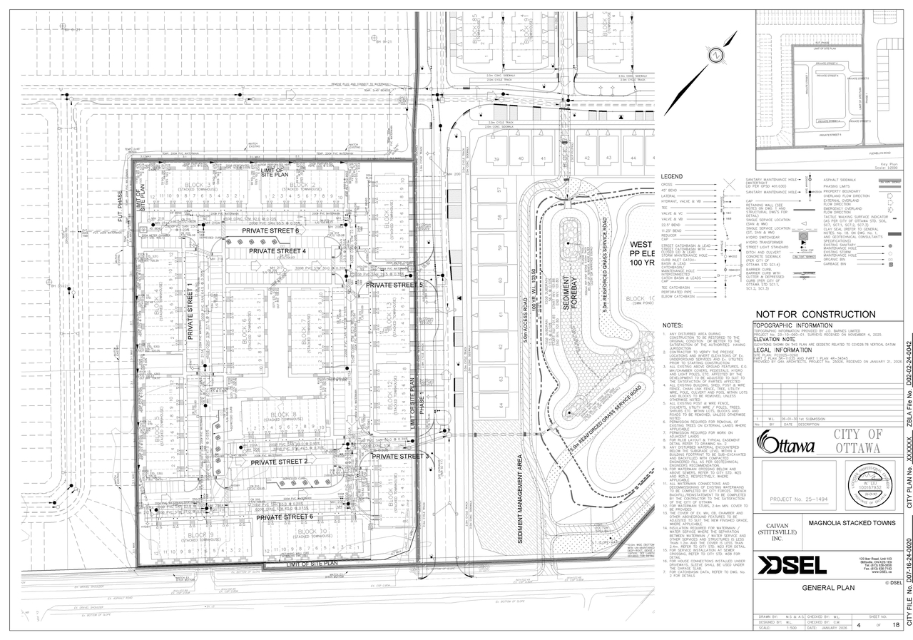 Construction site plan for project from page 24 of the file '2026-07-15 - Design Brief - D07-12-26-0069'
