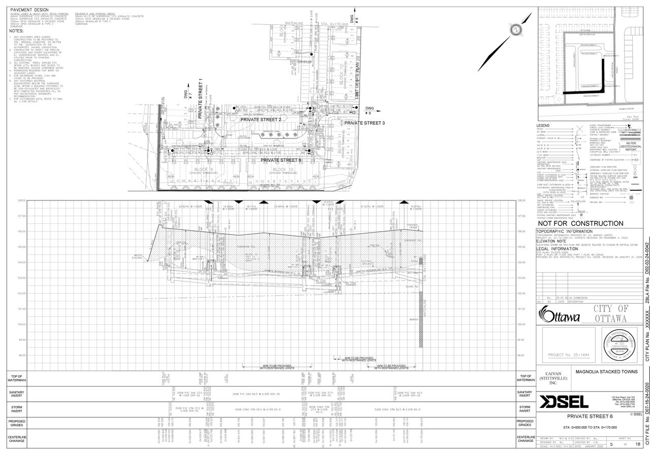 Construction site plan for project from page 25 of the file '2026-07-15 - Design Brief - D07-12-26-0069'