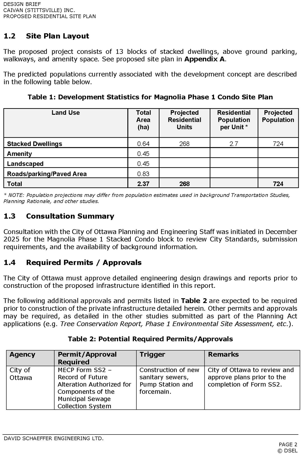 Construction site plan for project from page 6 of the file '2026-07-15 - Design Brief - D07-12-26-0069'