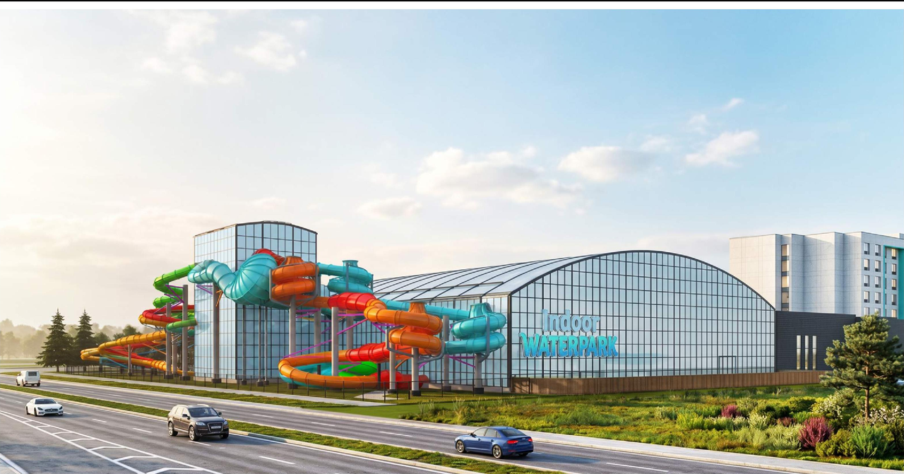 Rendering of building from page 6 of the file '2026-07-20 - Urban Design Brief - D02-02-26-0058 & D07-12-26-0085'