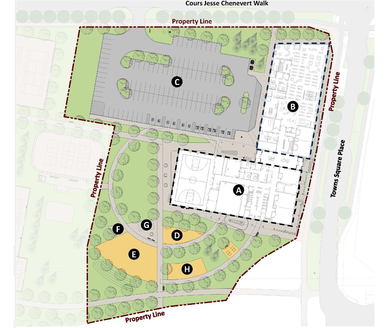 Construction site plan for project from page 17 of the file '2026-07-24 - Urban Design Review Panel Report - D07-12-26-0086'