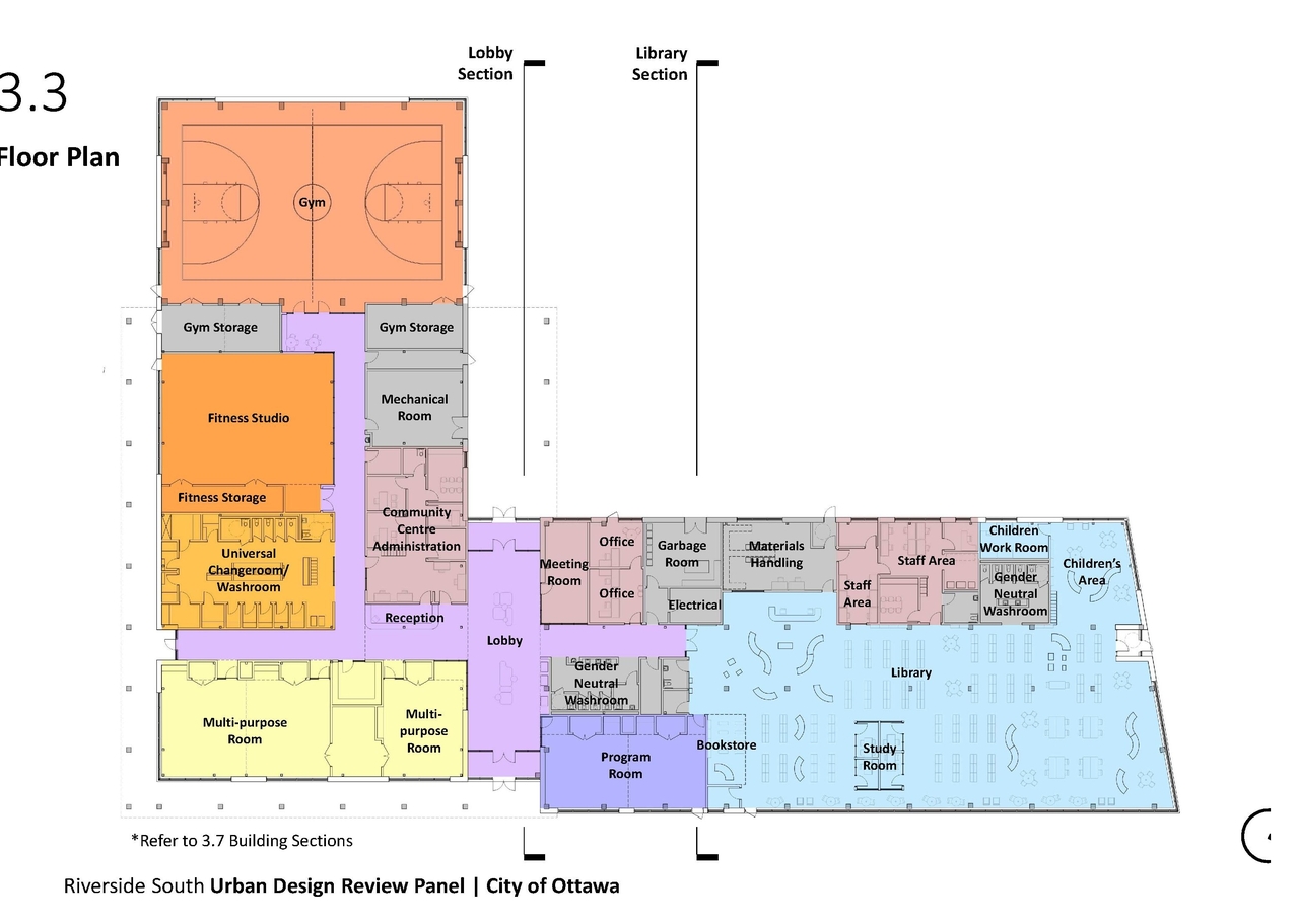 Floor plan for project from page 18 of the file '2026-07-24 - Urban Design Review Panel Report - D07-12-26-0086'