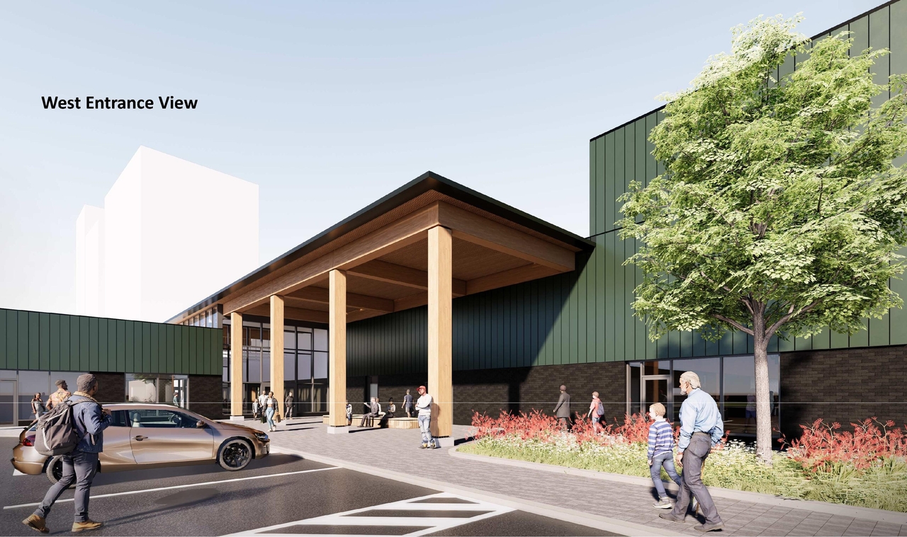 Rendering of building from page 23 of the file '2026-07-24 - Urban Design Review Panel Report - D07-12-26-0086'