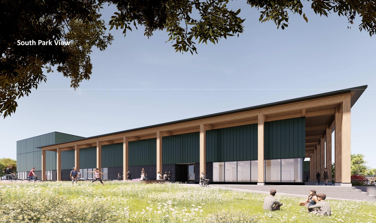 Rendering of building from page 24 of the file '2026-07-24 - Urban Design Review Panel Report - D07-12-26-0086'