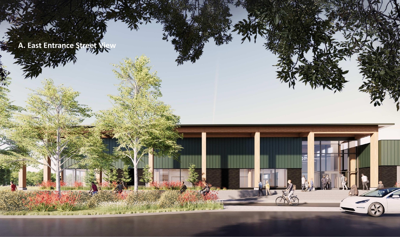 Rendering of building from page 28 of the file '2026-07-24 - Urban Design Review Panel Report - D07-12-26-0086'
