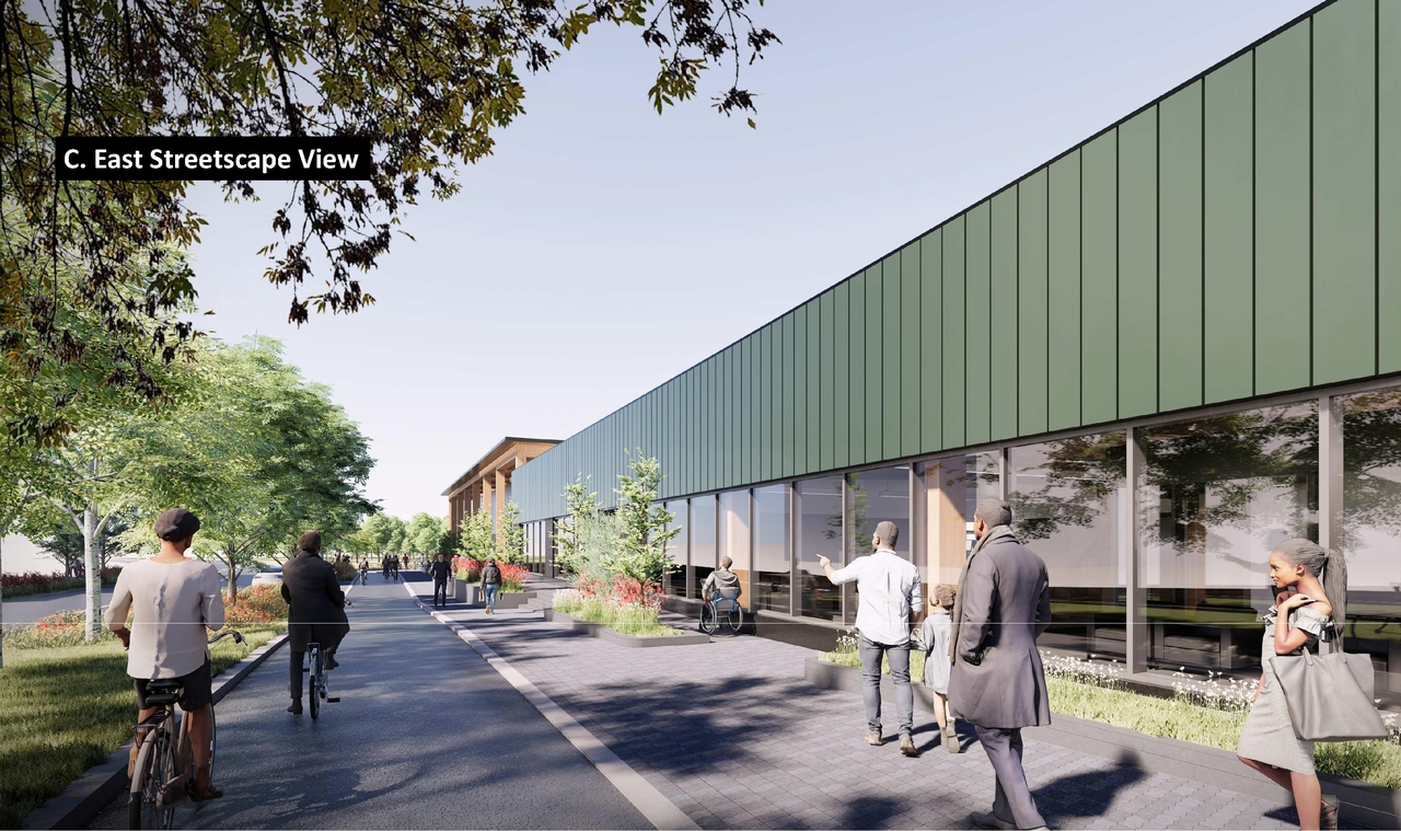Rendering of building from page 30 of the file '2026-07-24 - Urban Design Review Panel Report - D07-12-26-0086'