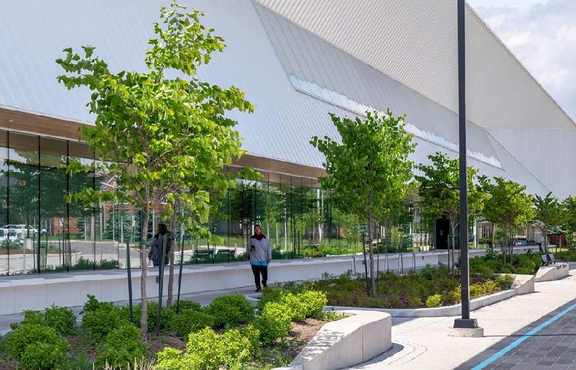 Rendering of building from page 32 of the file '2026-07-24 - Urban Design Review Panel Report - D07-12-26-0086'