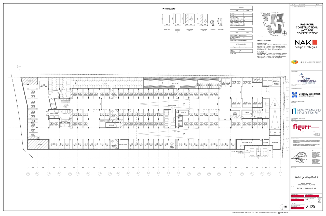 Construction site plan for project from page 1 of the file '2026-07-30 - Floor Plans - D07-12-26-0089'