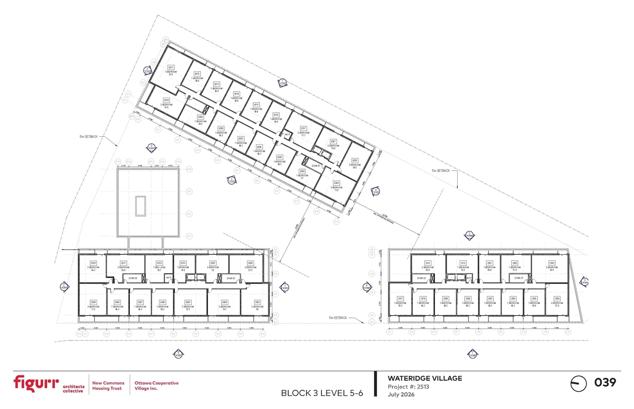 Construction site plan for project from page 40 of the file '2026-07-30 - Urban Design Brief - D07-12-26-0090'