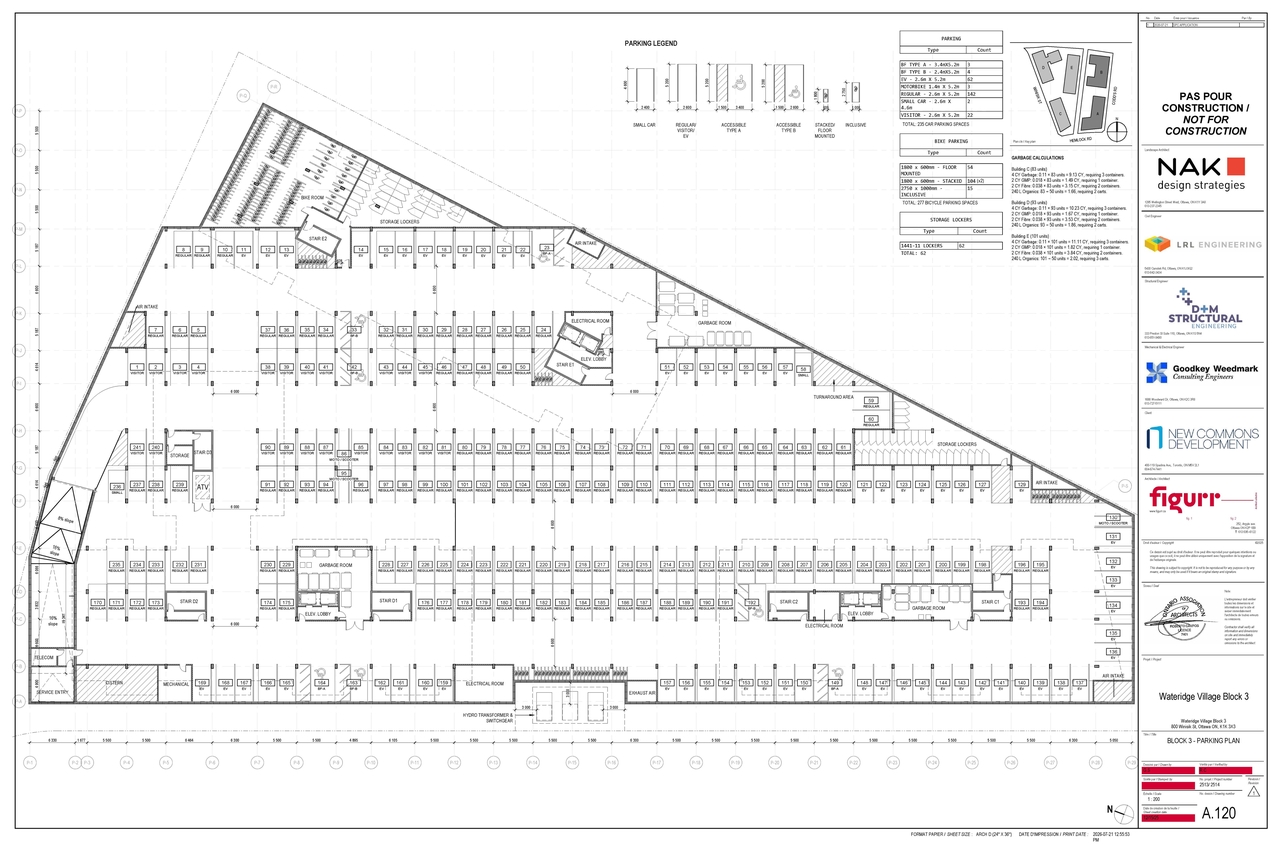 Construction site plan for project from page 1 of the file '2026-07-30 - Floor Plans - D07-12-26-0090'