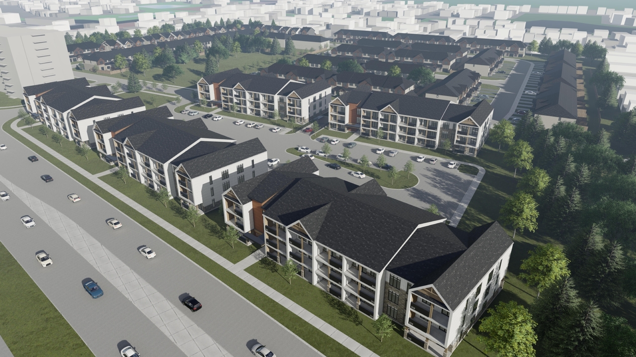 Rendering of building from page 1 of the file '2020-10-13 - Condominium Renderings - D07-16-20-0026'