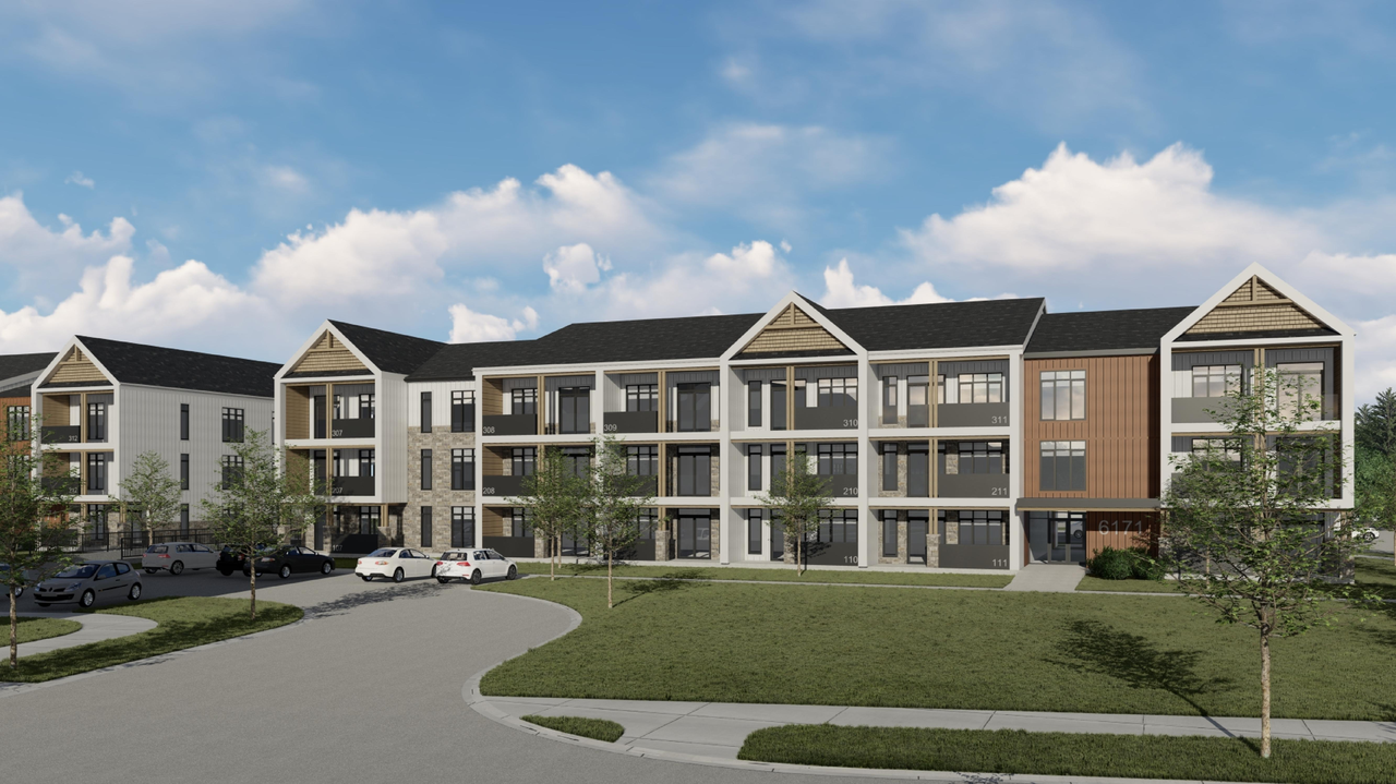 Rendering of building from page 5 of the file '2020-10-13 - Condominium Renderings - D07-16-20-0026'