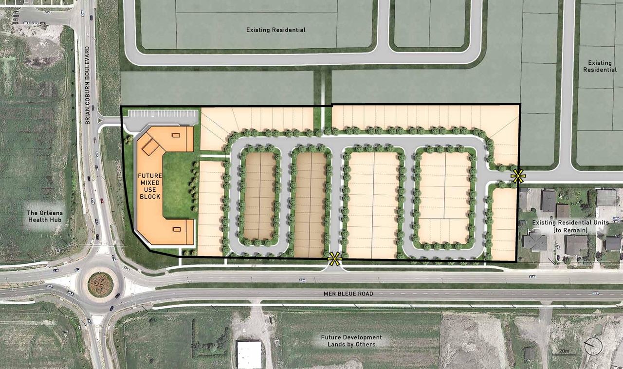 Construction site plan for project from page 11 of the file '2021-06-17 - Urban Design Brief - D07-16-21-0001'