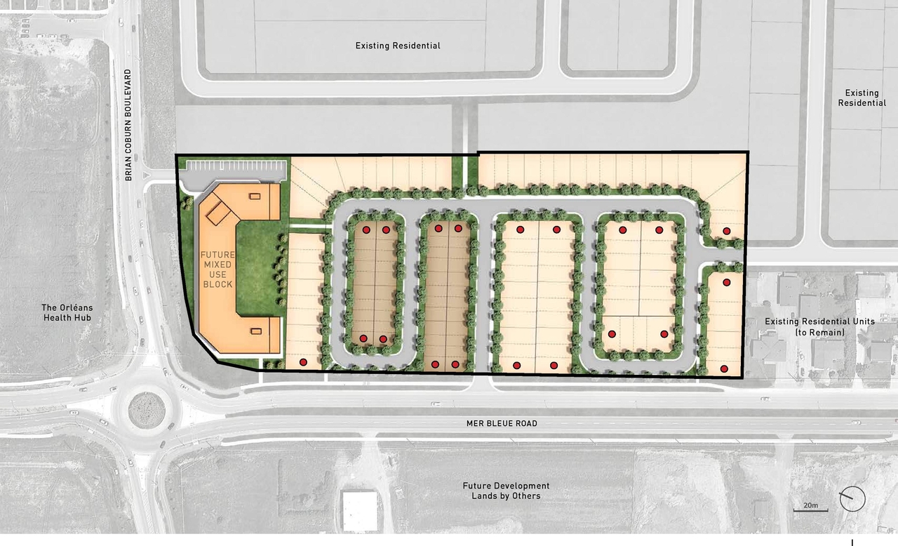 Construction site plan for project from page 13 of the file '2021-06-17 - Urban Design Brief - D07-16-21-0001'