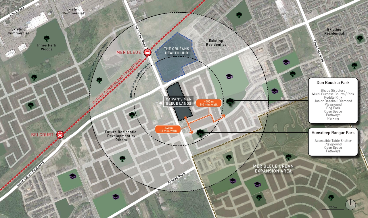 Construction site plan for project from page 9 of the file '2021-06-17 - Urban Design Brief - D07-16-21-0001'