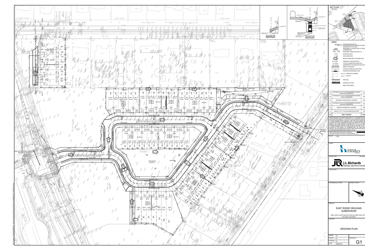 Construction site plan for project from page 13 of the file '2024-09-23 - Subdivision Design Drawings - D07-16-21-0027'