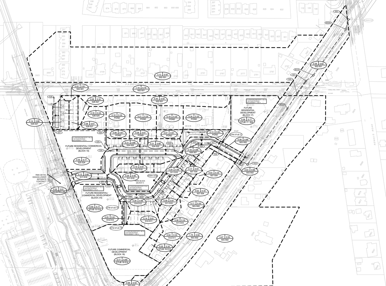 Construction site plan for project from page 15 of the file '2024-09-23 - Subdivision Design Drawings - D07-16-21-0027'