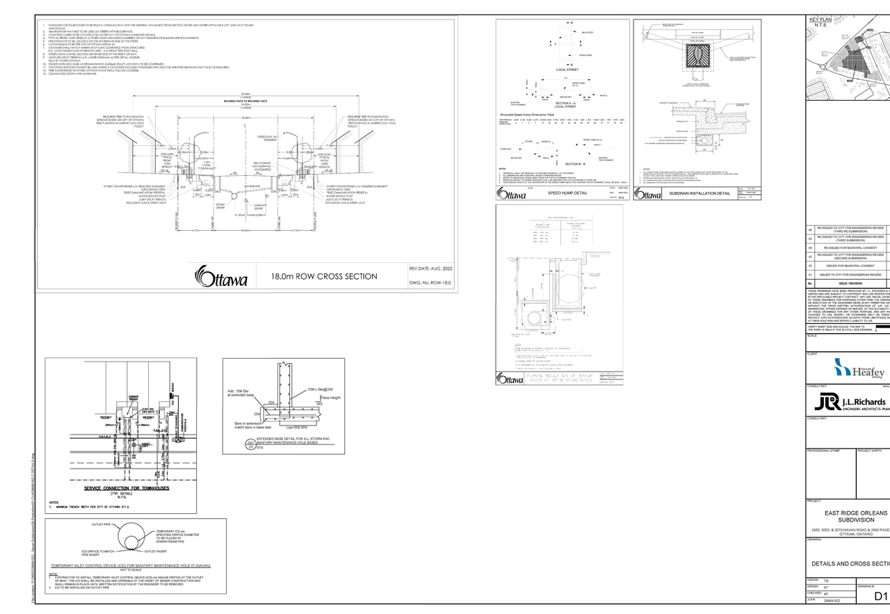Construction site plan for project from page 19 of the file '2024-09-23 - Subdivision Design Drawings - D07-16-21-0027'