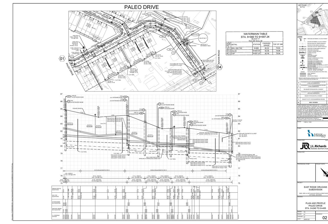 Construction site plan for project from page 7 of the file '2024-09-23 - Subdivision Design Drawings - D07-16-21-0027'