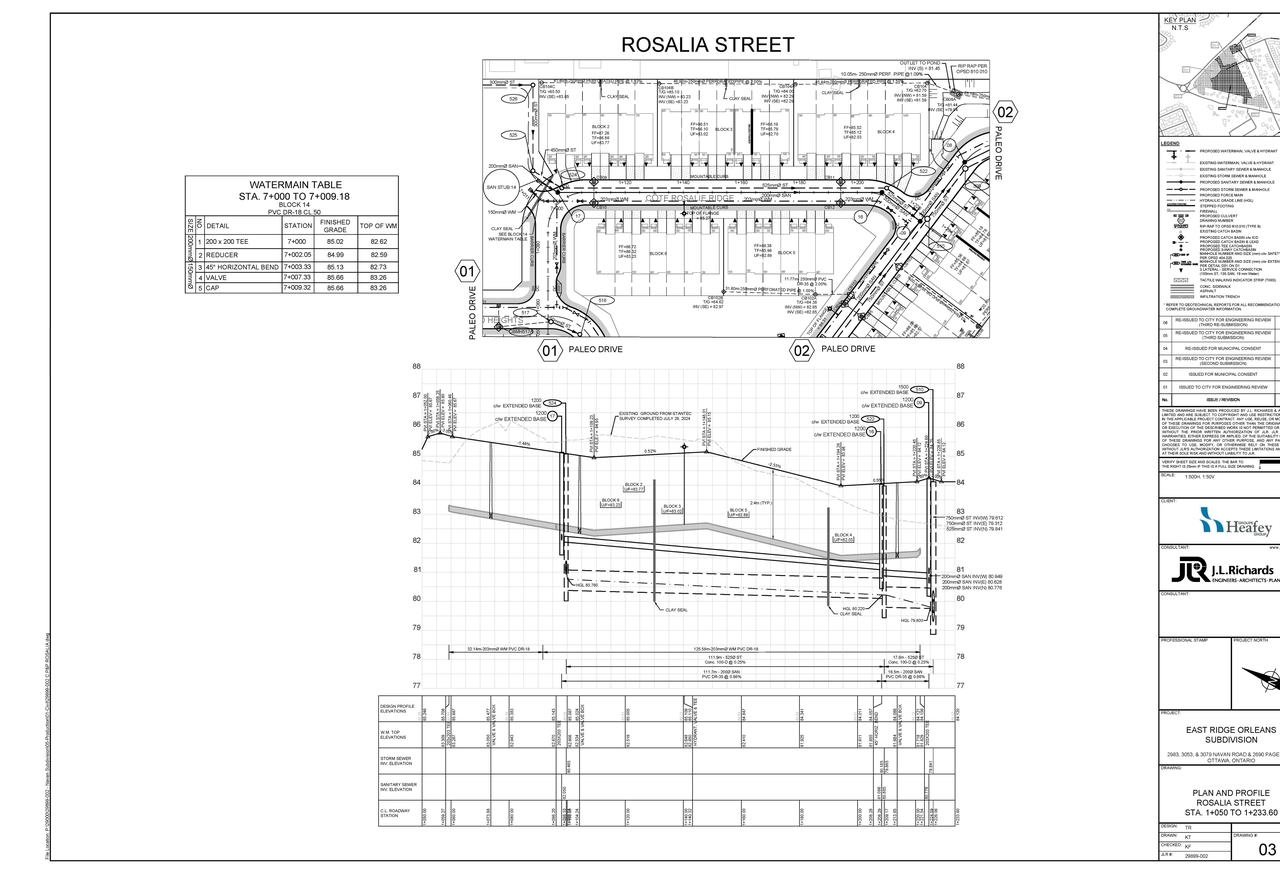 Construction site plan for project from page 8 of the file '2024-09-23 - Subdivision Design Drawings - D07-16-21-0027'
