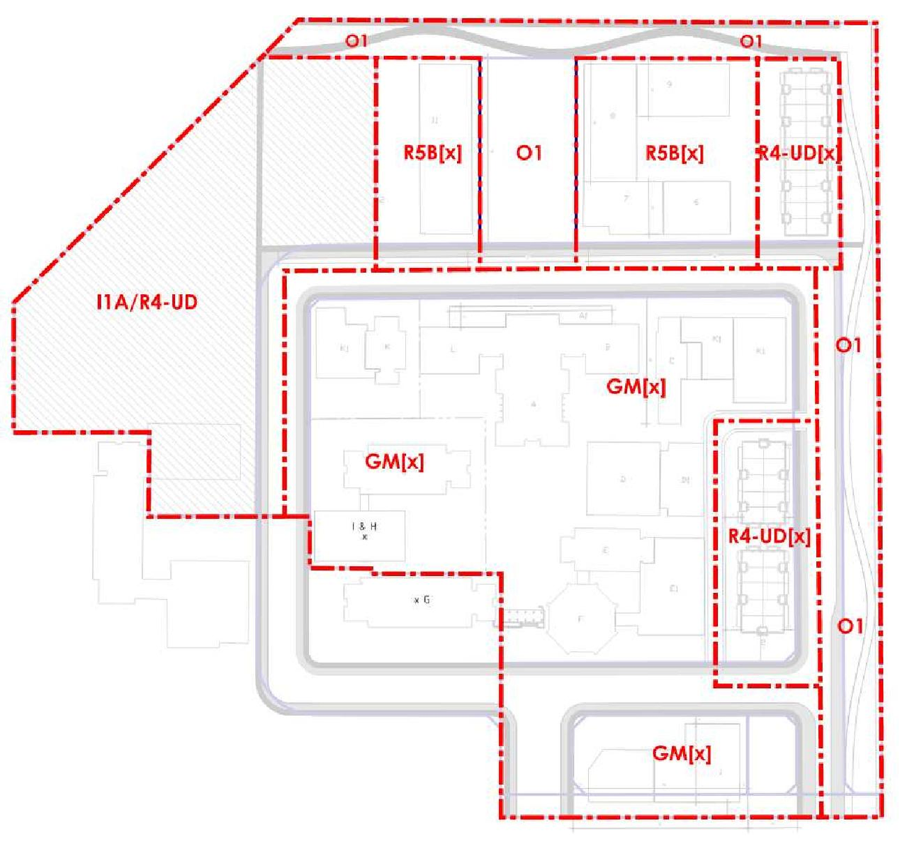 Construction site plan for project from page 40 of the file '2024-04-23 - Planning Rationale & Design Brief - D07-16-23-0005'