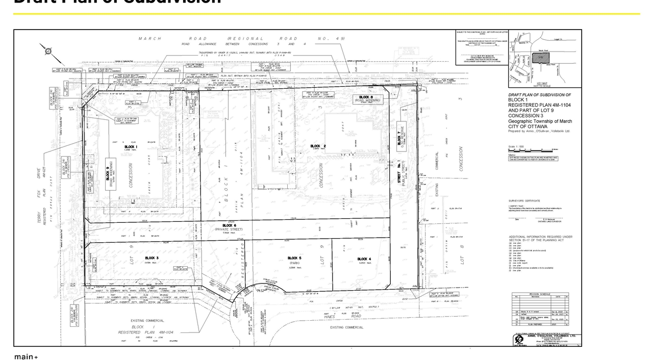 Construction site plan for project from page 25 of the file '2023-12-21 - Urban Design Brief - D07-16-23-0020'