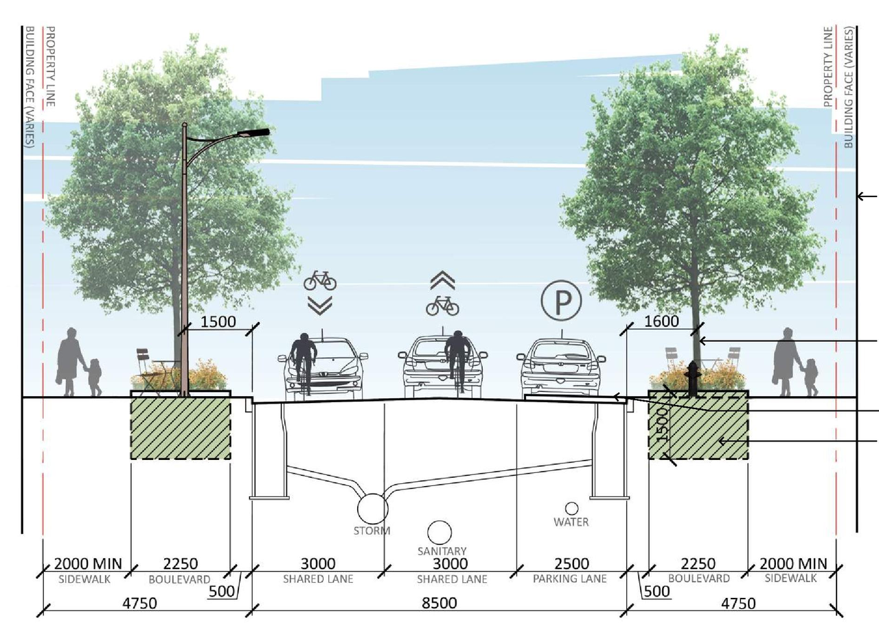 Construction site plan for project from page 37 of the file '2023-12-21 - Urban Design Brief - D07-16-23-0020'