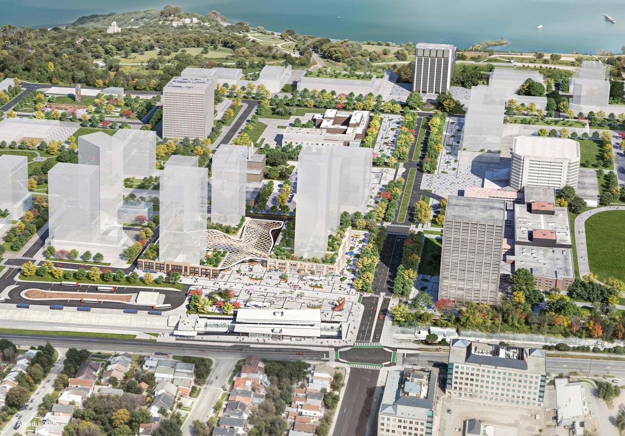 Rendering of building from page 2 of the file '2025-09-26 - Urban Design Review Panel - D07-16-24-0022'