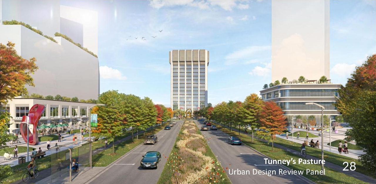 Rendering of building from page 28 of the file '2025-09-26 - Urban Design Review Panel - D07-16-24-0022'