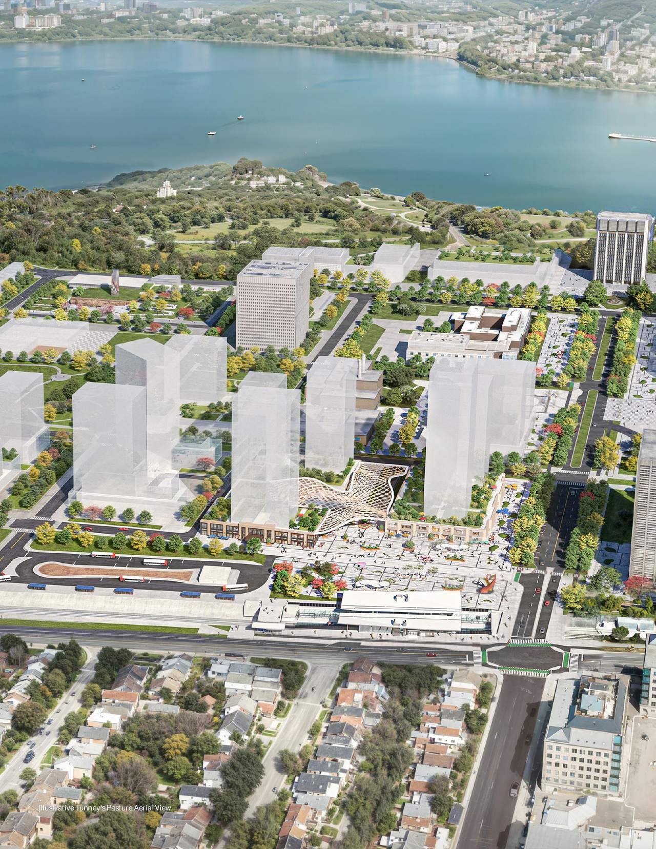 Rendering of building from page 2 of the file '2024-12-09 - Urban Design Brief - D07-16-24-0022'