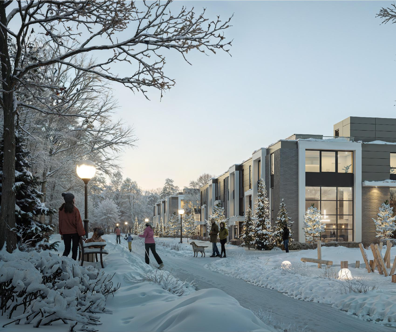 Rendering of building from page 46 of the file '2024-12-09 - Urban Design Brief - D07-16-24-0022'