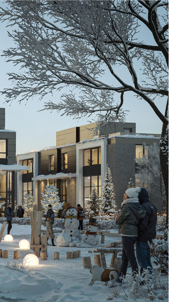 Rendering of building from page 47 of the file '2024-12-09 - Urban Design Brief - D07-16-24-0022'