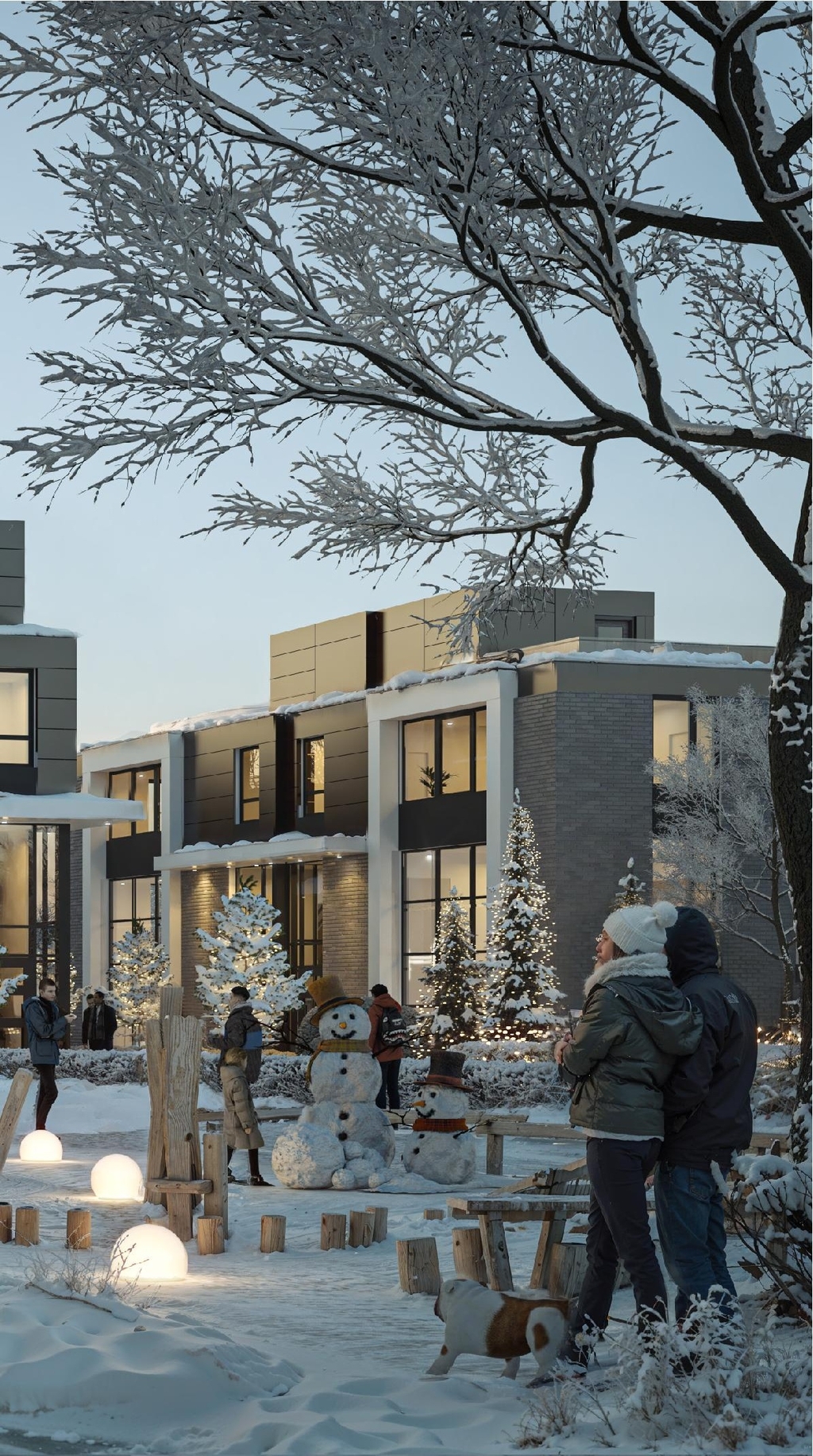 Rendering of building from page 47 of the file '2024-12-09 - Urban Design Brief - D07-16-24-0022'