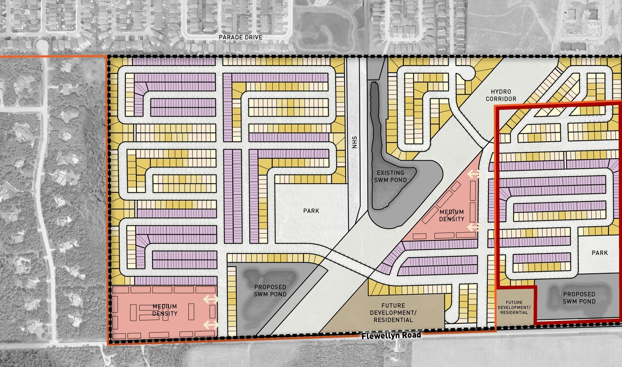 Construction site plan for project from page 18 of the file '2025-07-02 - Urban Design Brief - D07-16-25-0011'