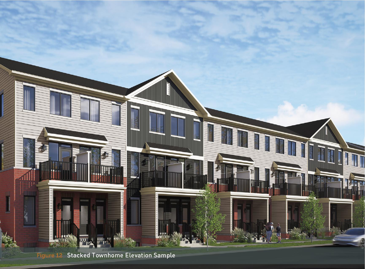 Rendering of building from page 20 of the file '2025-07-02 - Urban Design Brief - D07-16-25-0011'