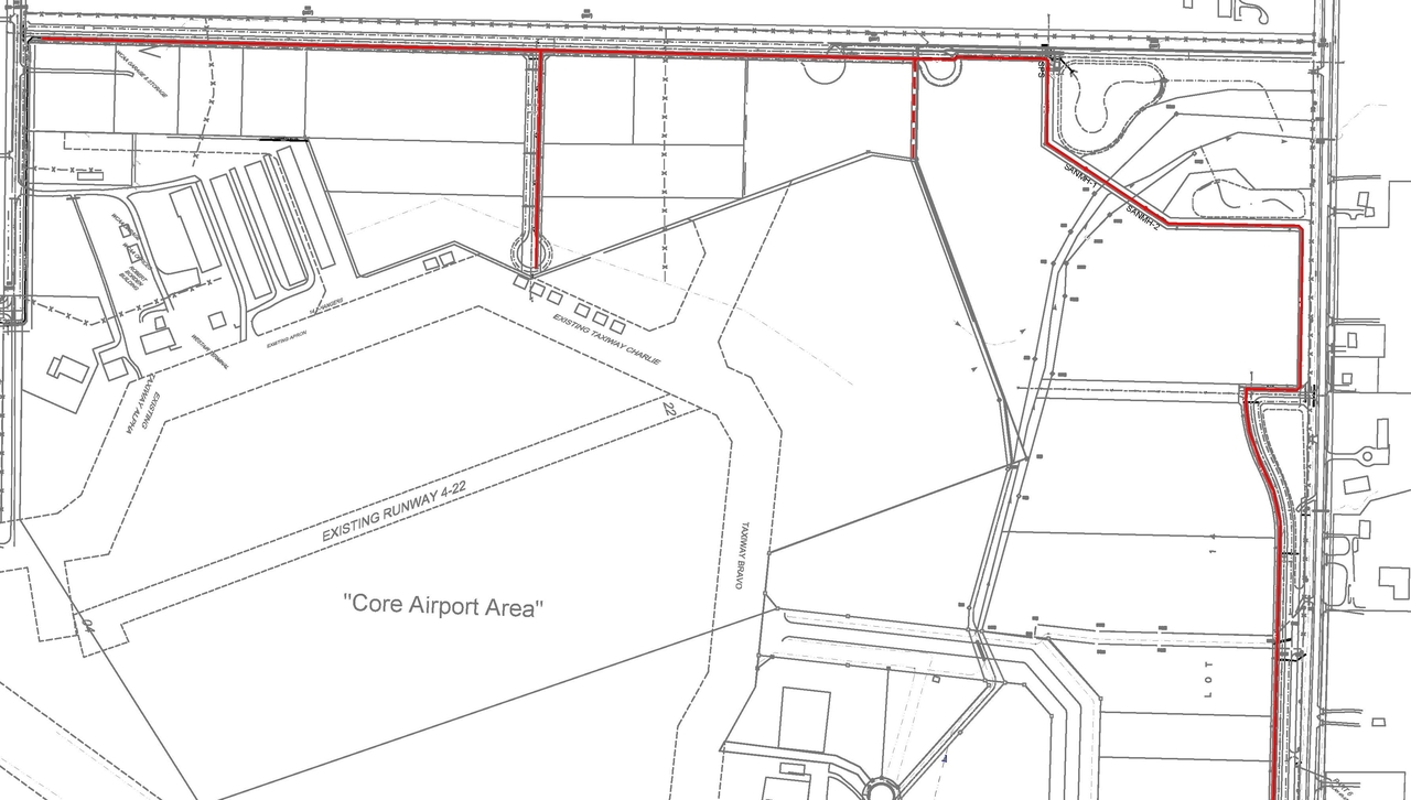 Construction site plan for project from page 13 of the file '2025-12-03 - Design Brief - D07-16-25-0020'