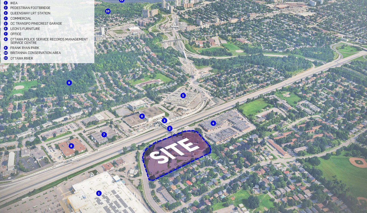 Construction site plan for project from page 6 of the file '2025-12-24 - Urban Design Brief - D07-16-25-0021'