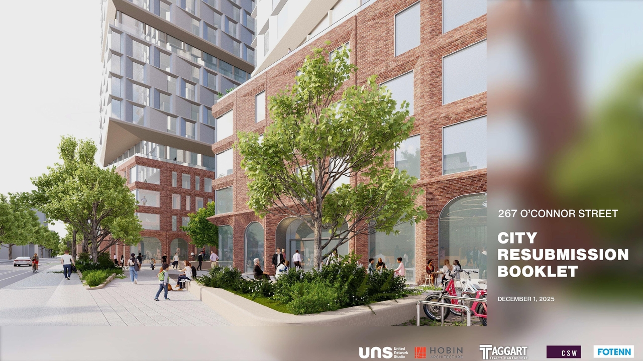 Rendering of building from page 1 of the file '2026-01-27 - Design Brief - D09-04-20-0013'