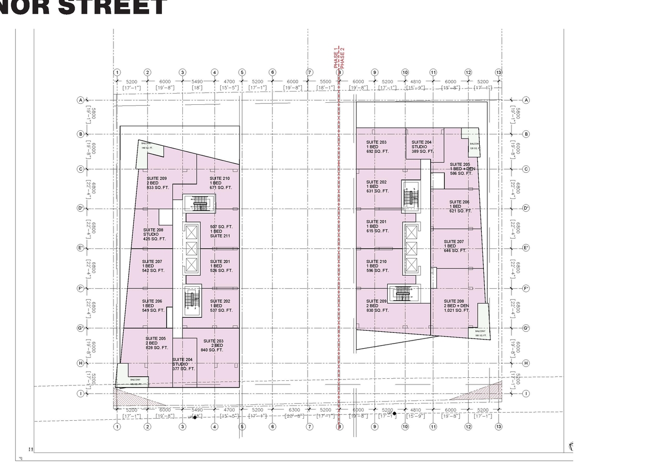 Construction site plan for project from page 36 of the file '2026-01-27 - Design Brief - D09-04-20-0013'