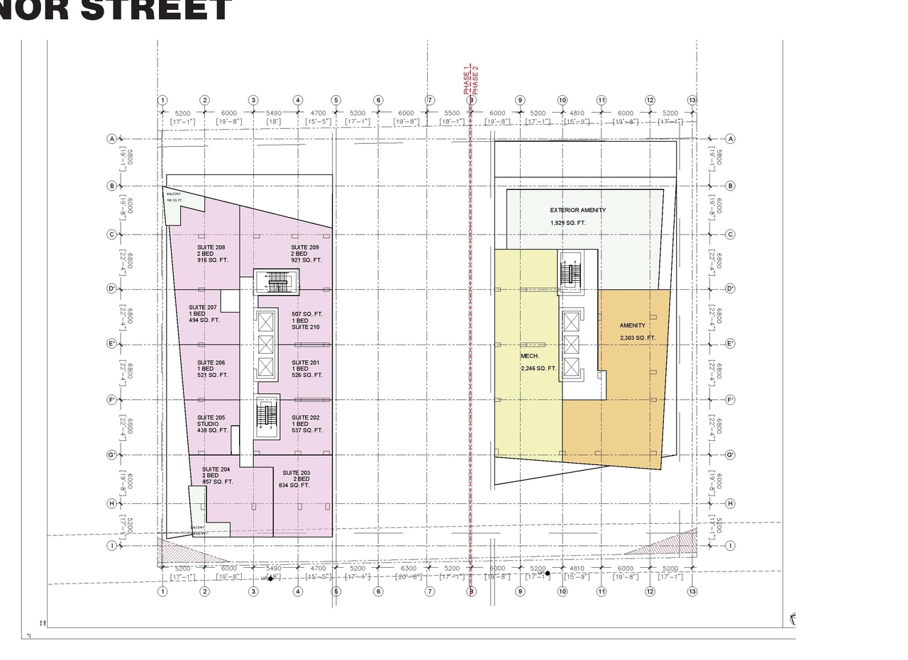 Construction site plan for project from page 39 of the file '2026-01-27 - Design Brief - D09-04-20-0013'
