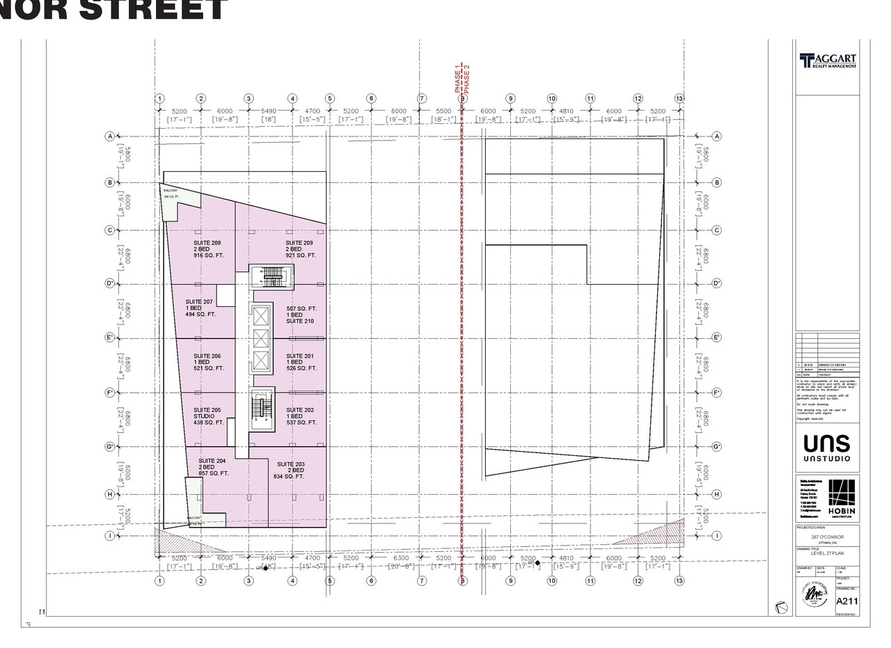 Construction site plan for project from page 40 of the file '2026-01-27 - Design Brief - D09-04-20-0013'