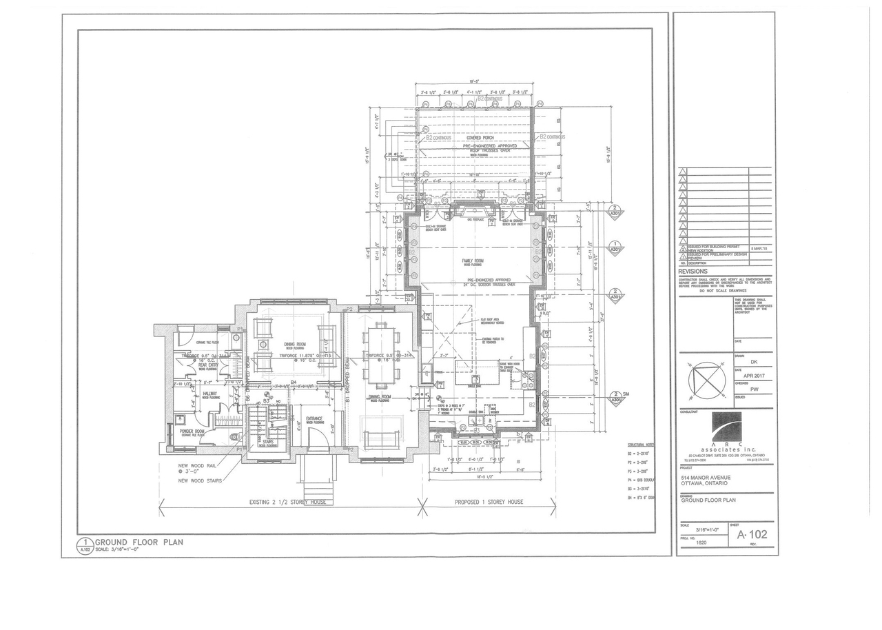 Floor plan for project from page 6 of the file '2023-03 Elevations and Renderings'