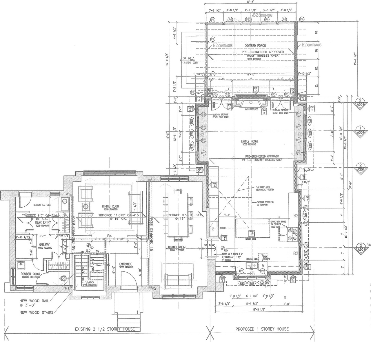 Floor plan for project from page 6 of the file '2023-03 Elevations and Renderings'