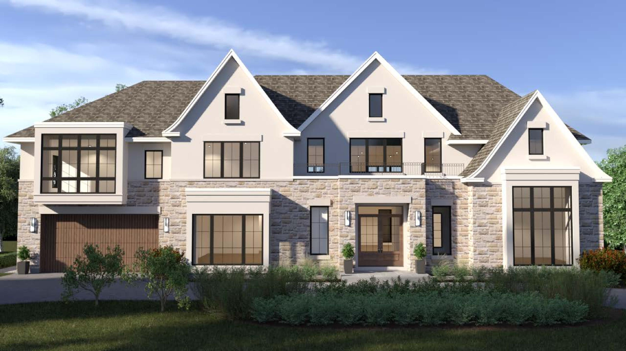 Rendering of building from page 1 of the file '125 Lakeway - Proposed Renderings and Streetscape (October 2023)'