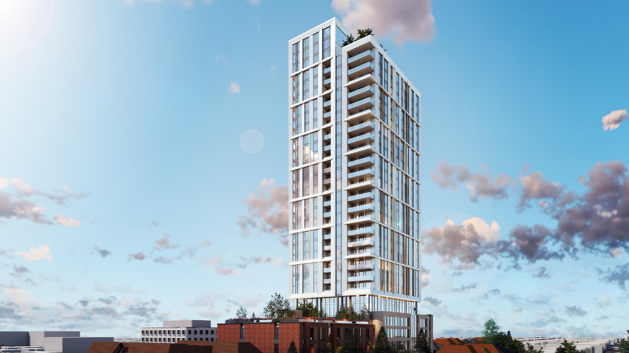 Rendering of building from page 4 of the file '359 Kent Street - Rendered Views'