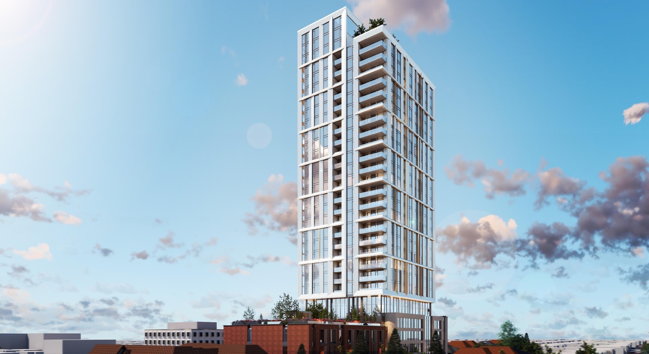 Rendering of building from page 4 of the file '359 Kent Street - Rendered Views'