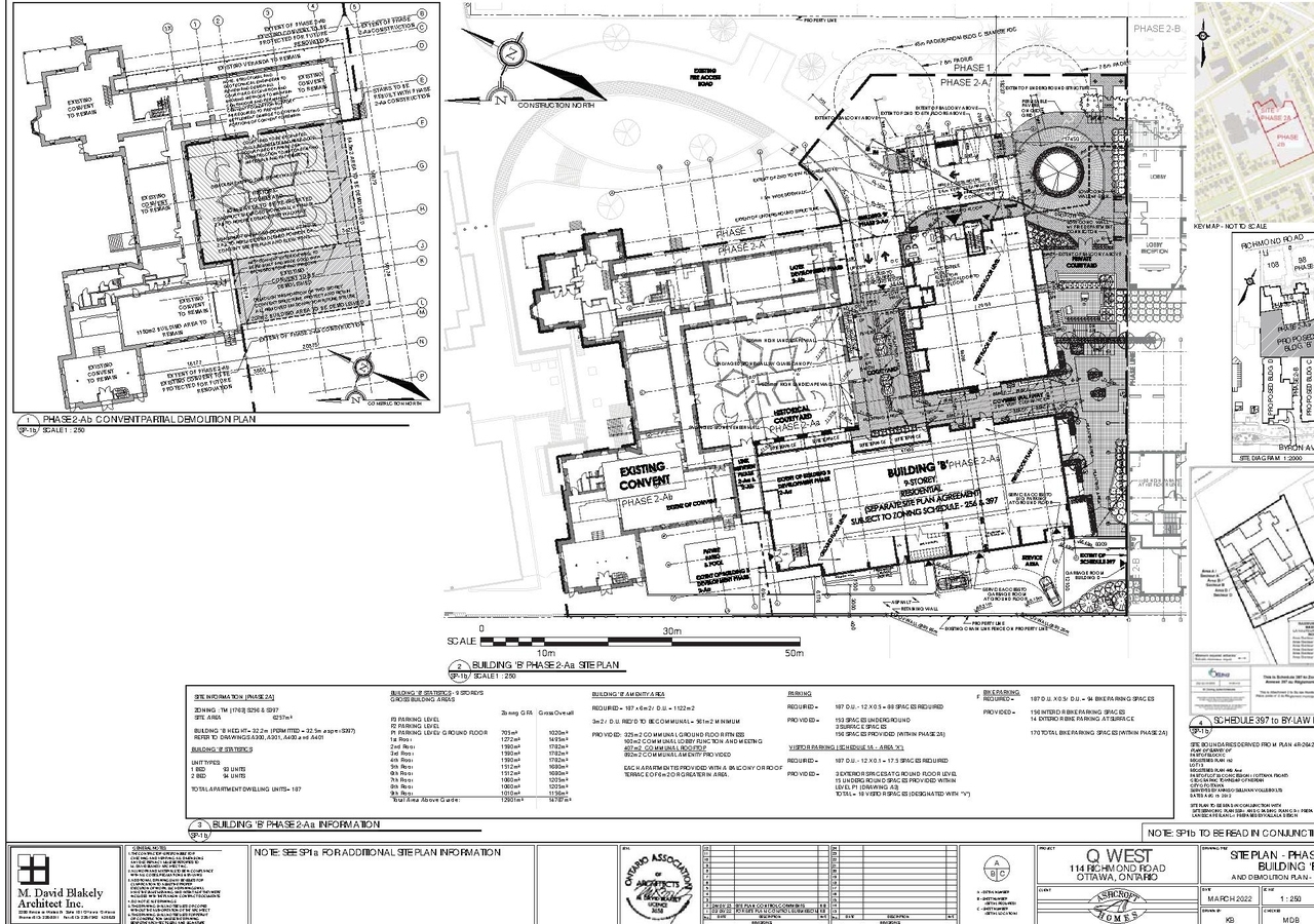 Construction site plan for project from page 8 of the file '2023-08-22 Design Brief'