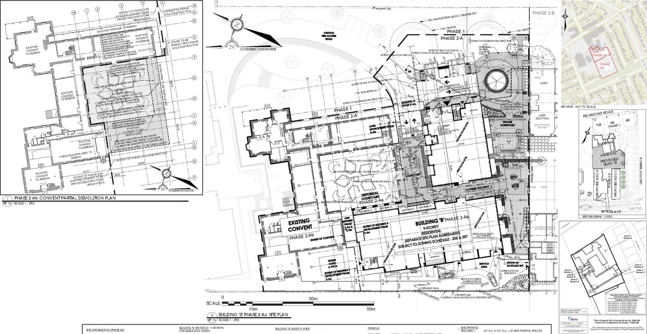 Construction site plan for project from page 8 of the file '2023-08-22 Design Brief'